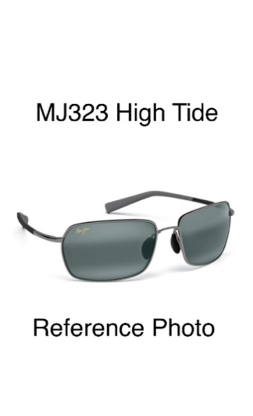 Maui Jim MJ323 High Tide Sunglasses Factory Replacement Lenses Gray Polarized